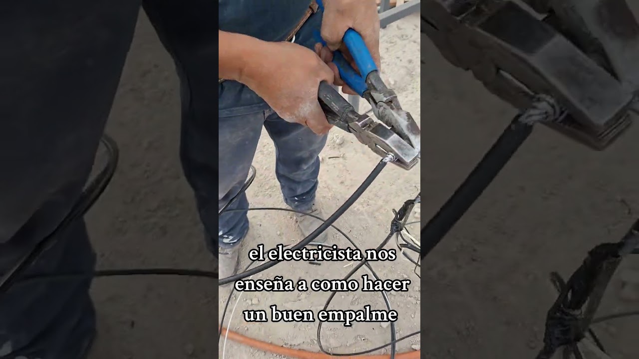 Como hacer un buen empalme en cable de aluminio 