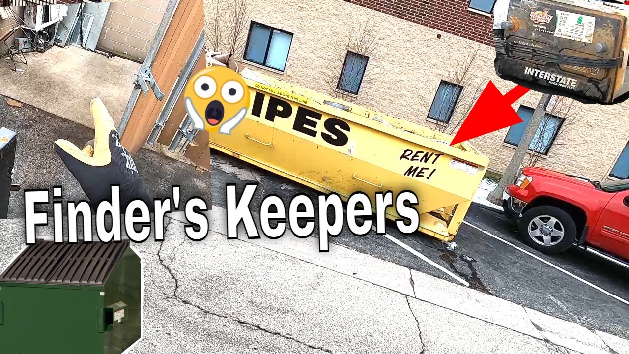 Dumpster Diving - If It's in the Trash, It's Fair Game!
