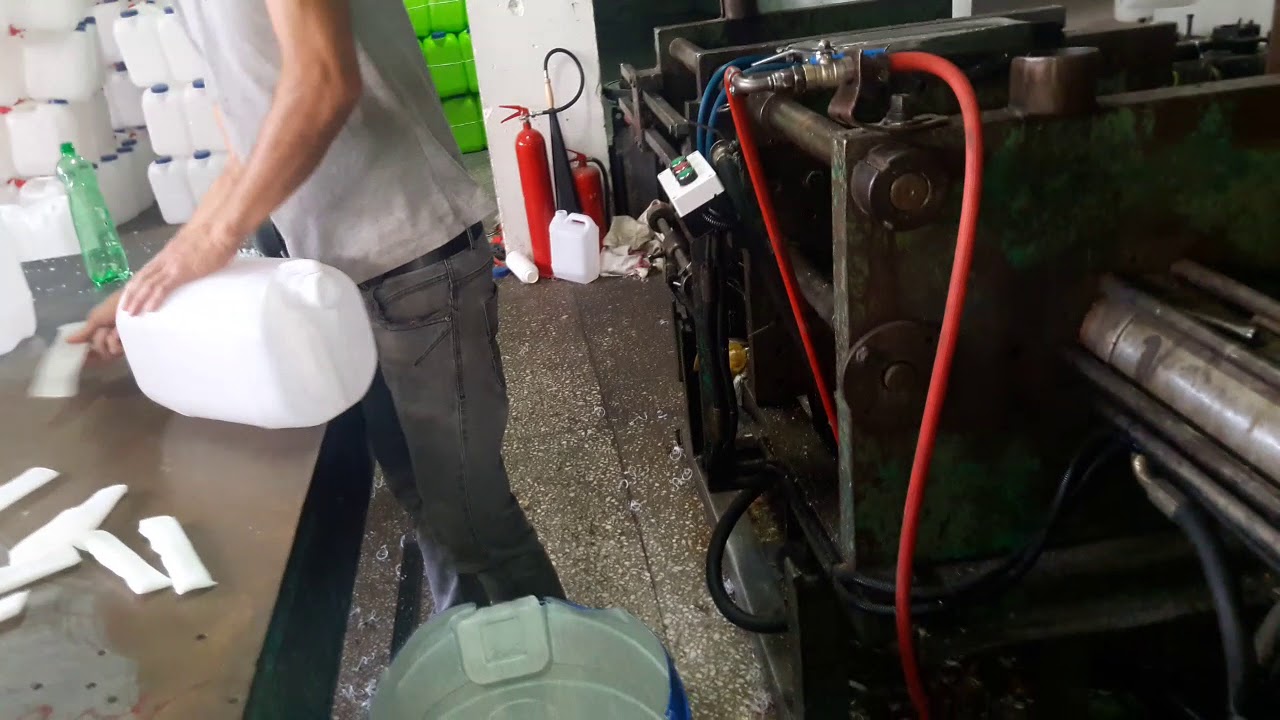 manuel makinayla imalat  plastik bidon