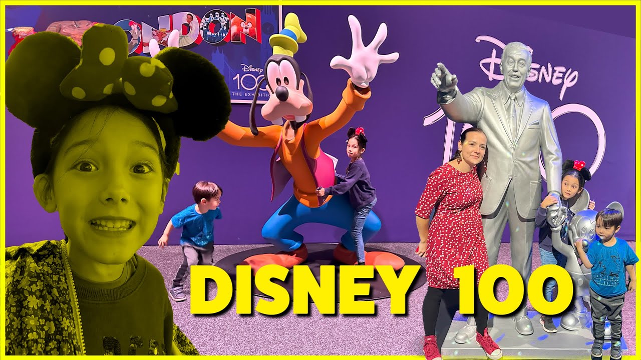 100 years of Disney Experience in London | Disney 100 exhibition day out