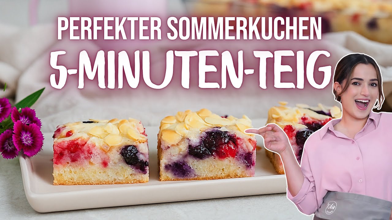 Schnell & Einfach: Buttermilch-Beerenkuchen perfekt für den Sommer ☀️