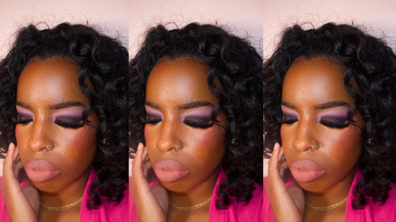 PURPLE SMOKEY EYE💜🖤