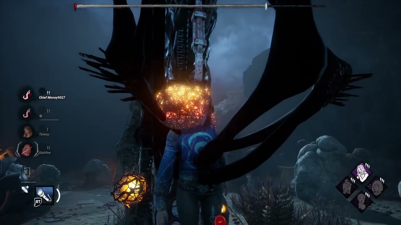 Dead by daylight Chapter 2 ( 1v4) trying to survive until Daylight No mic Stream