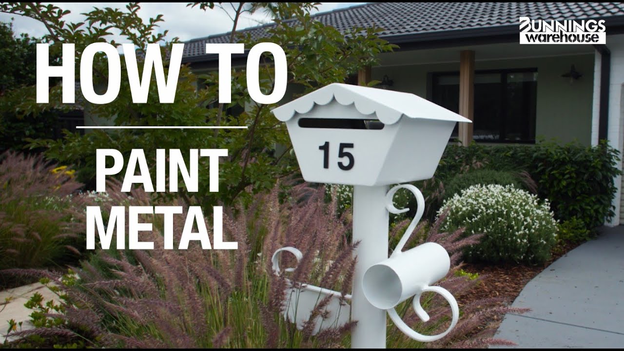 How To Paint Metal- Bunnings Warehouse