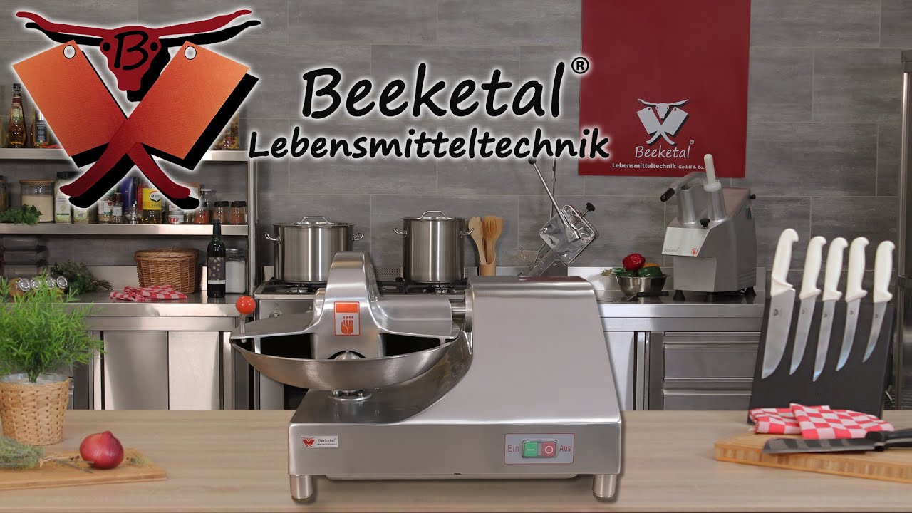 Beeketal Tischkutter Kutter Fleischereiausstattung Mischer Menger Fleischkutter BFK9