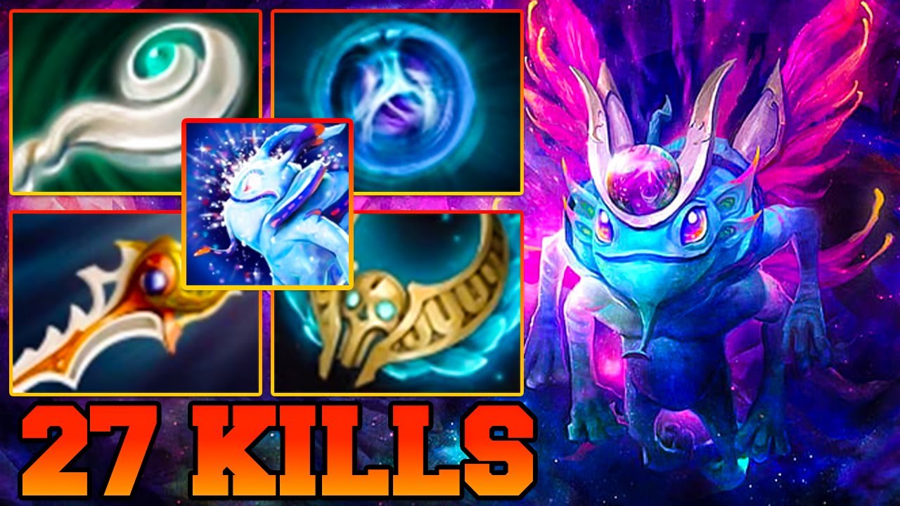 Puck Dota 2 Mid 27 Kills Pro Gameplay Tutorial Support Guide 7.34
