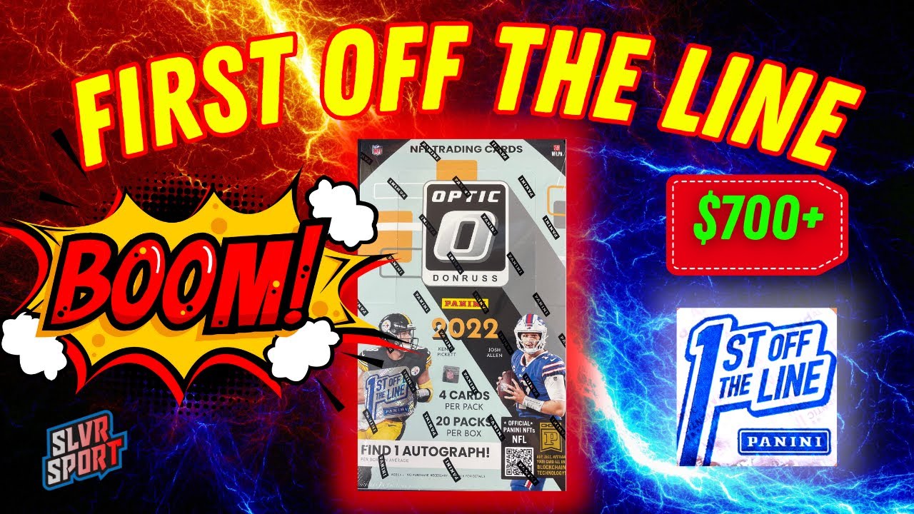 💥NICE HIT💥 2022 Donruss Optic Football Hobby Box FOTL - 2 Autos - Purple Stars!