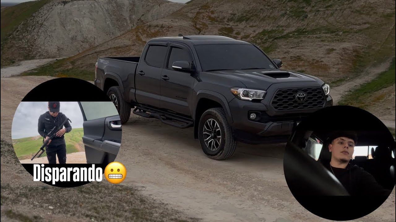 Nos fuimos a las montañas en la Tacoma y estaban disparando 😬