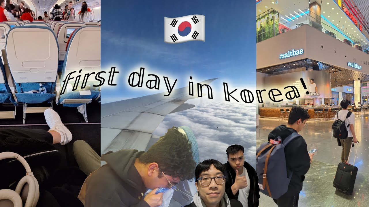 Comp Sci in Korea for 4 months: first night ( ˶°ㅁ°) !!