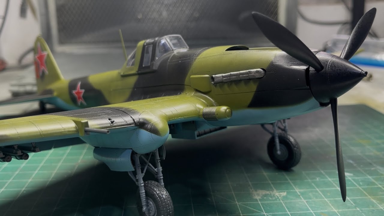 Hobby Boss Il-2 Sturmovik 1/32 Scale Model Aircraft Full Build (no sound)