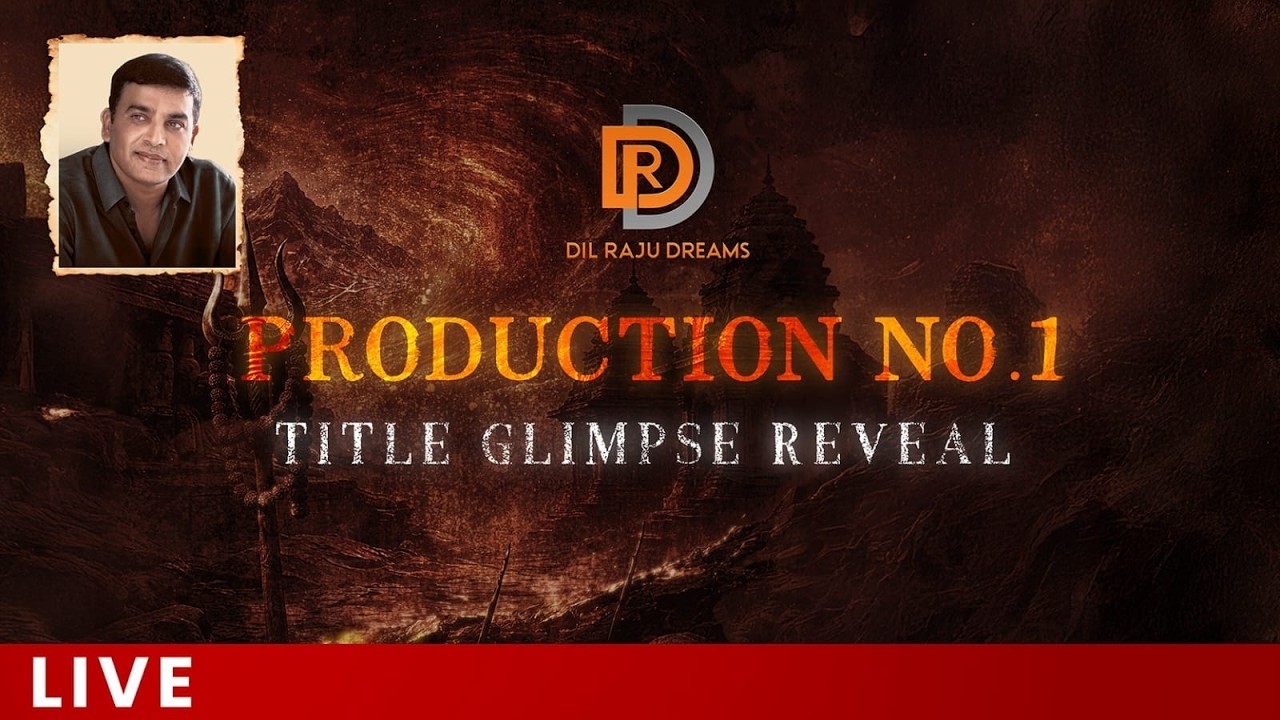 LIVE : Production No1 Title Glimpse Reveal Event | Dil Raju | Dilraju Dreams