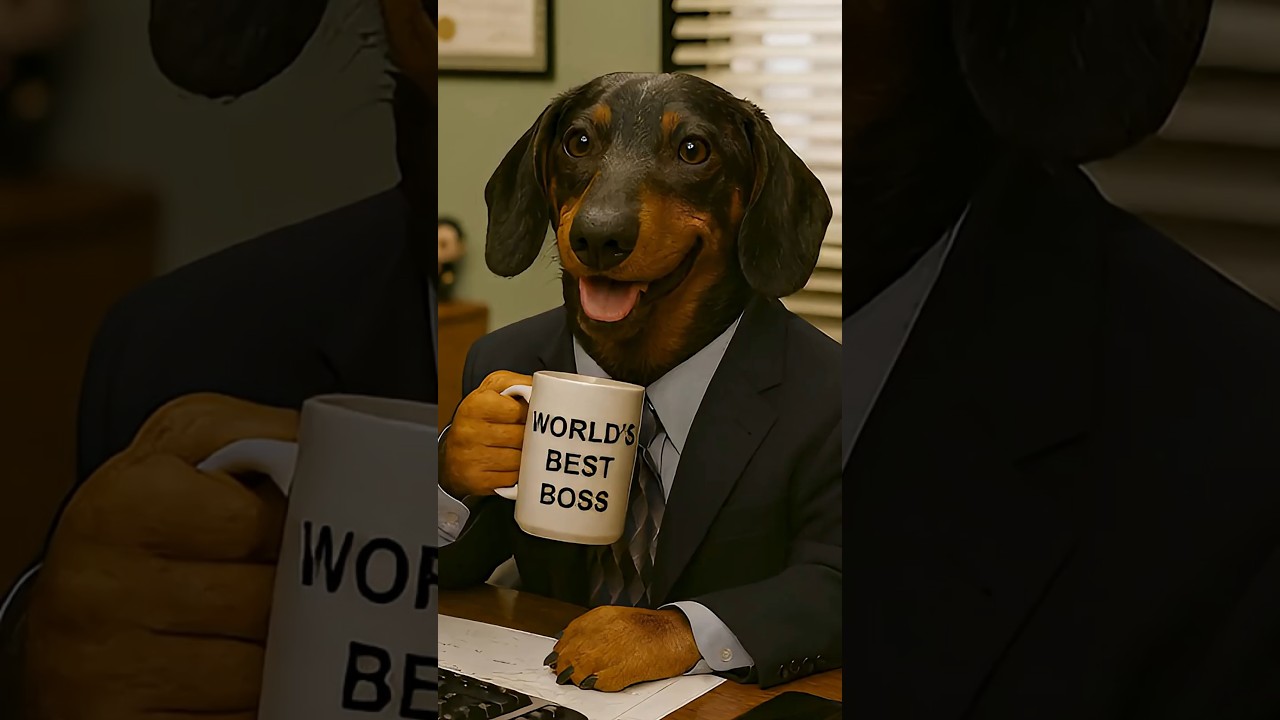 Dog Office 🐶💼 &mdash; O Salsicha que virou chefe! #TheOffice