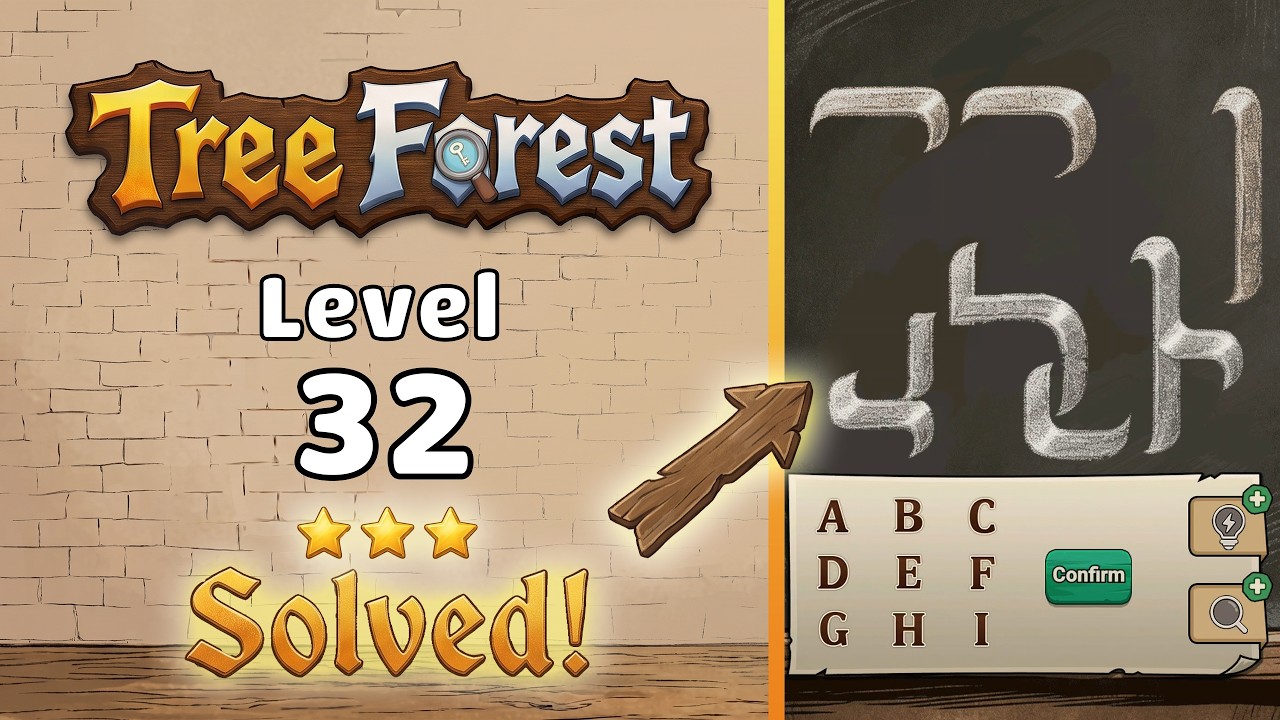 Tree Forest: Detective Words - Level 32 Walkthrough 🧩 | Full Solution & Gameplay! 🌲✨