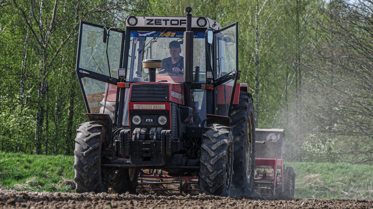 Siew jęczmienia 2024! Zetor 9245 Euro Masz & Poznaniak