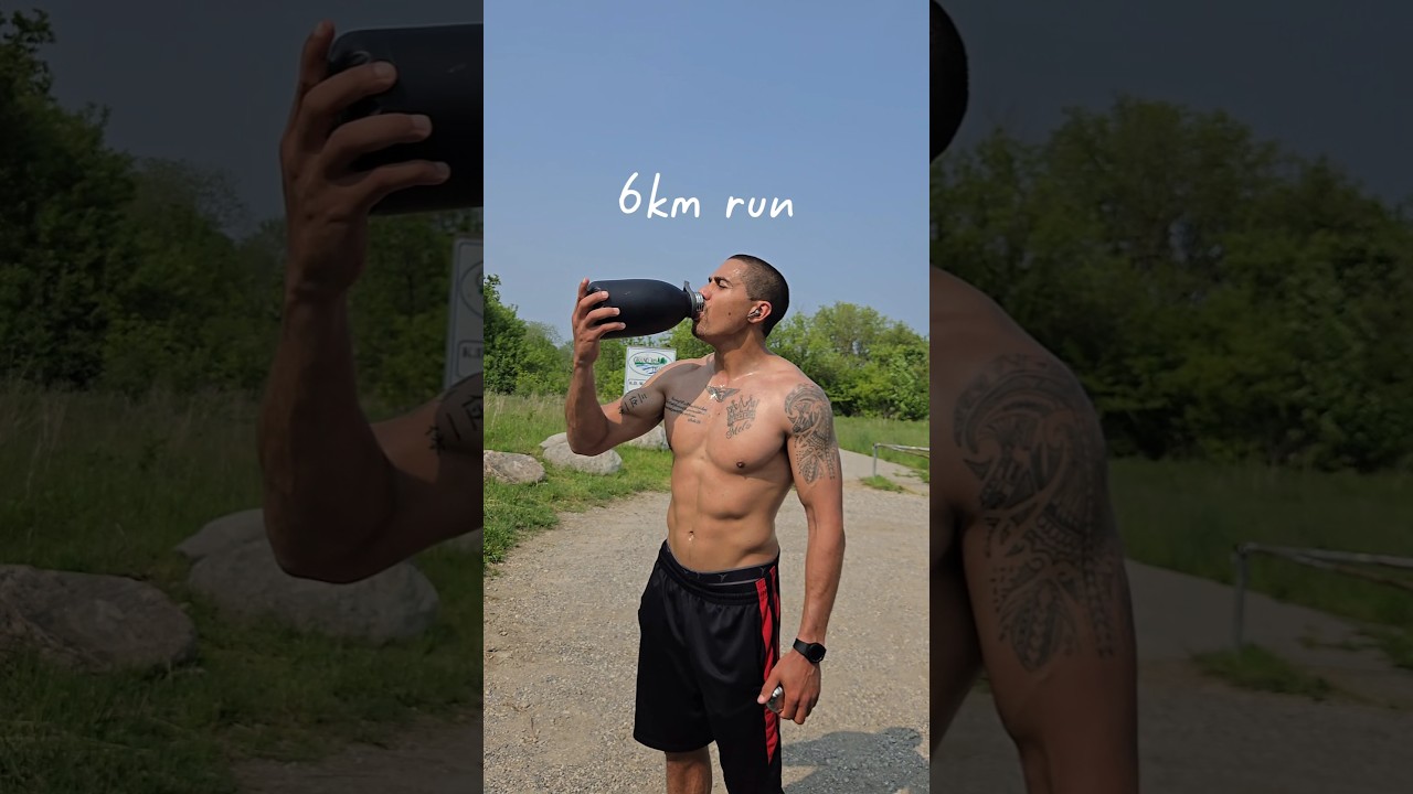 6KM Run for Endurance & Fat Burn 🏃&zwj;♂️ | Stay Consistent #RunningMotivation #FitnessShorts