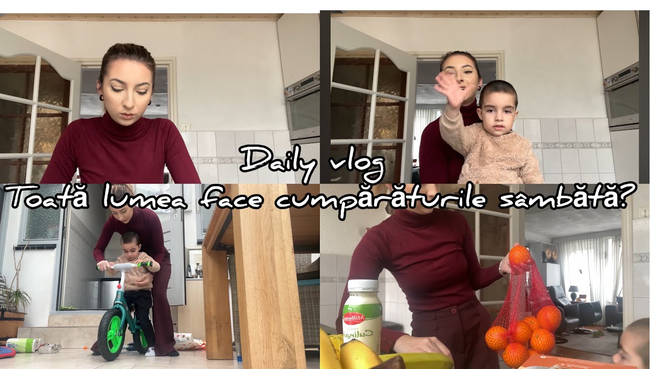 DAILY VLOG- toata lumea face cumpărăturile sambata ? 