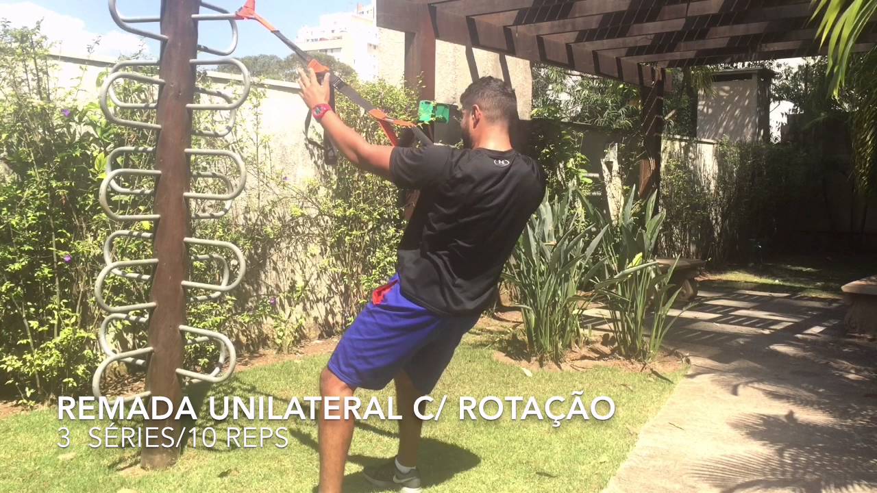 Costas e Bíceps TRX