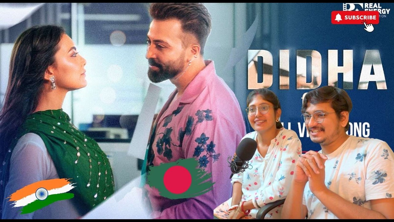 INDIAN Couple 🇮🇳 Reaction On DIDHA - দ্বিধা | SONG | BORBAAD | SHAKIB KHAN | IDHIKA PAUL 🇧🇩🇮🇳