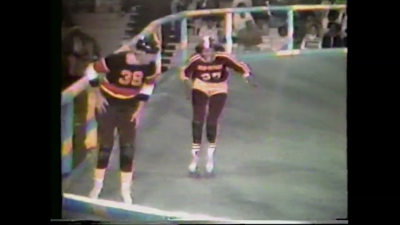 Roller Derby 1978 SF Bay Bombers vs Red Devils 2nd half Joan Weston Ann Calvello!