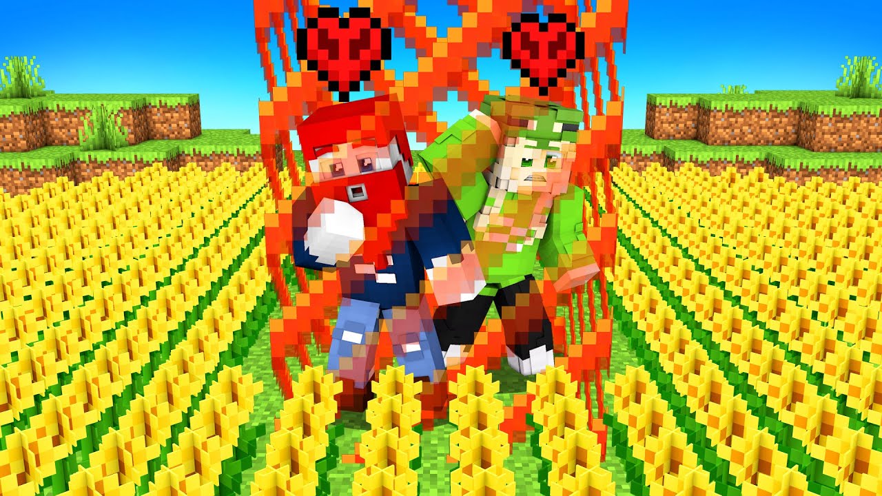SO ÜBERLEBST DU EINE BLUMEN WELT! (Minecraft)
