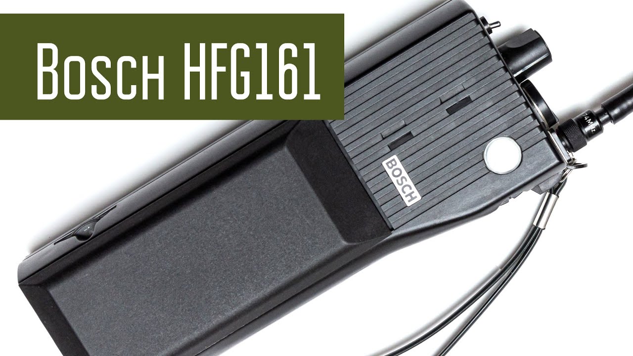 Bosch HFG161 Радиостанция немецкой полиции 70х-80х годов ФРГ.