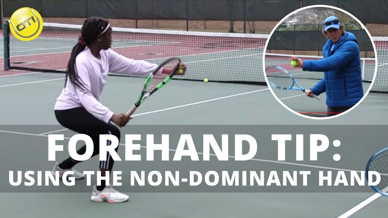 More Forehand Power Tip: Using The Non-Dominant Hand
