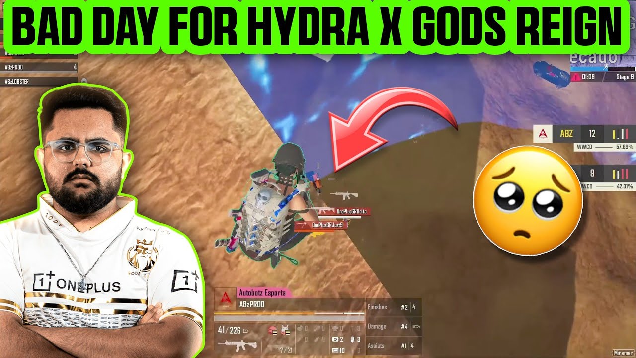 Bad Day For Hydra Fans 😔 | Hydra X Gods reign Bgis Day 3 Highlights 😔