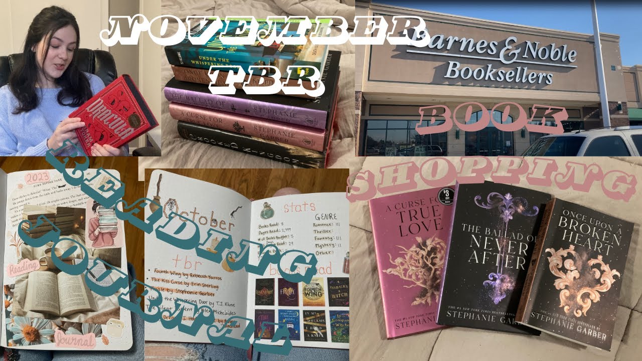Book shopping & mini haul / November TBR / Reading Journal