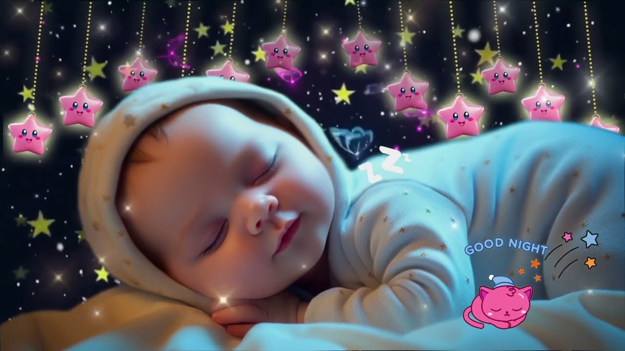 Overcome Insomnia Fast 🎶 Sleep Instantly Within 3 Minutes 🌙 Mozart & Brahms Baby Sleep Lullabies