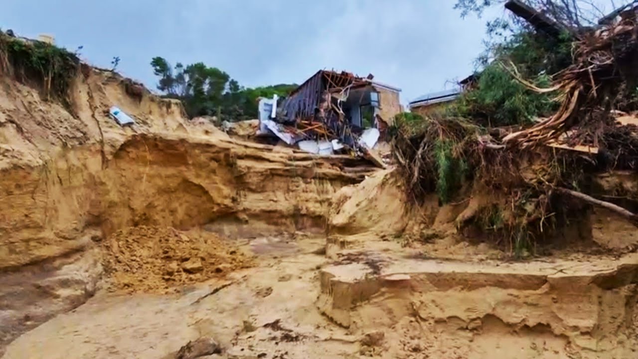 Flood damage in Blue Horizon Bay