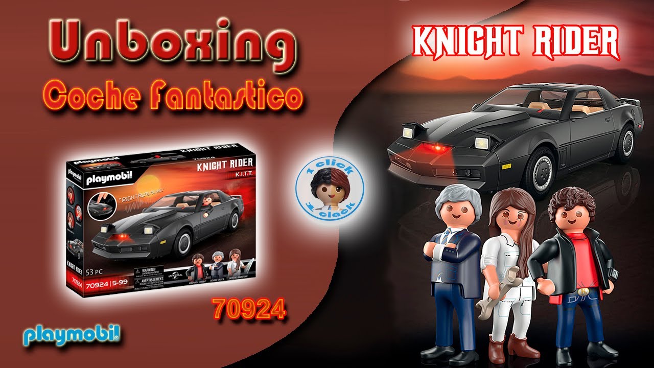 Coche Fantástico Playmobil 70924.¡¡Unboxing!!.Nuevo 2023