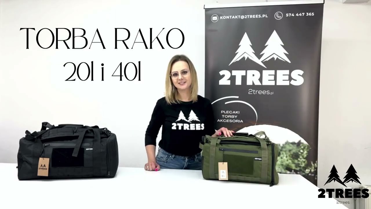2TREES Torba RAKO 20L / 40L  - kr&oacute;tka prezentacja