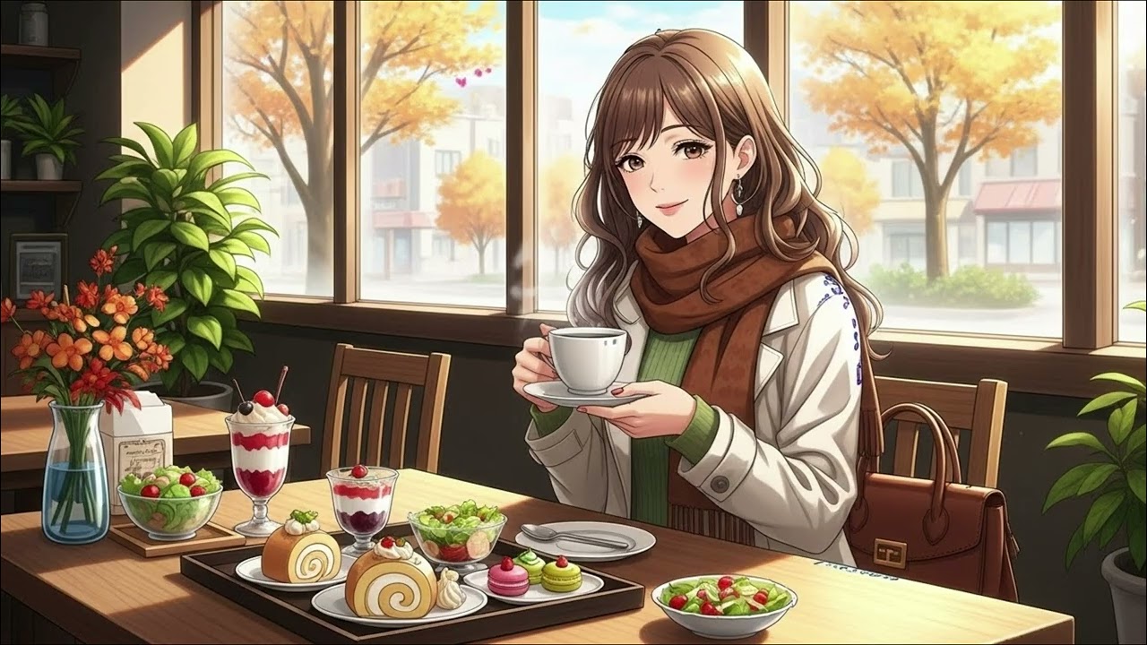 46# Coffee and Croissant | Elegant Cafe Piano Jazz & Bossa Nova Music for Focus, Relax and Good Mood
