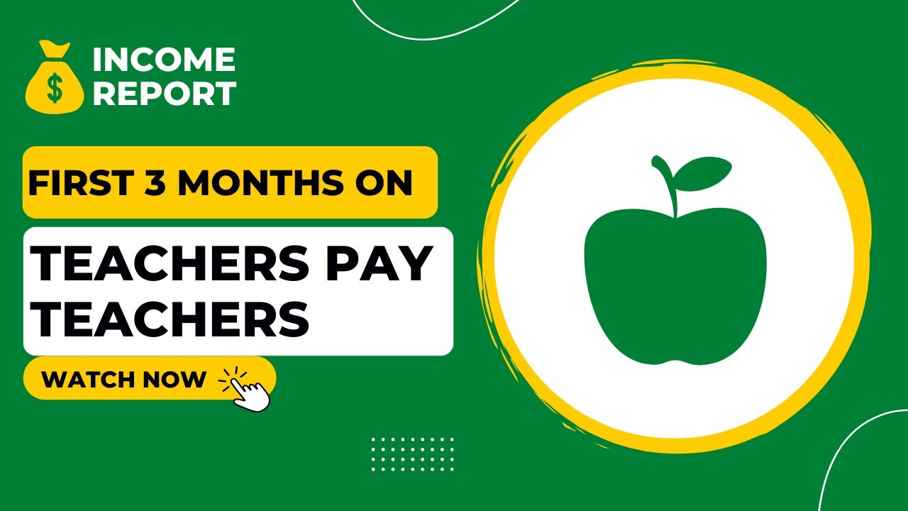 Teachers Pay Teachers Income Report First 3 Months