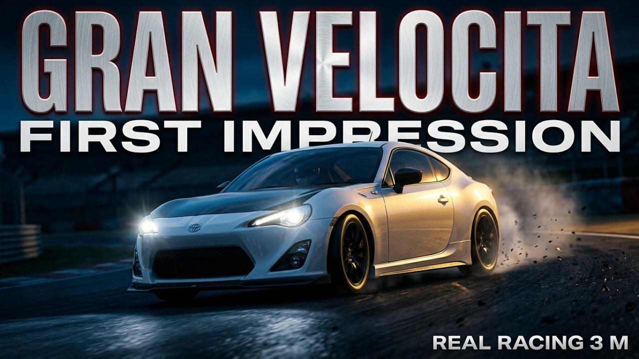GRAN VELOCITA FIRST IMPRESSION #realracing3m #granvelocita #racinggame 