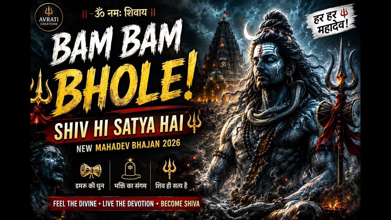 सबसे मधुर शिव भजन  | #New #Shiv #Bhajan 2026 #ShivRatri #Kedarnath #UjjainMahakal #BhaktiSagar