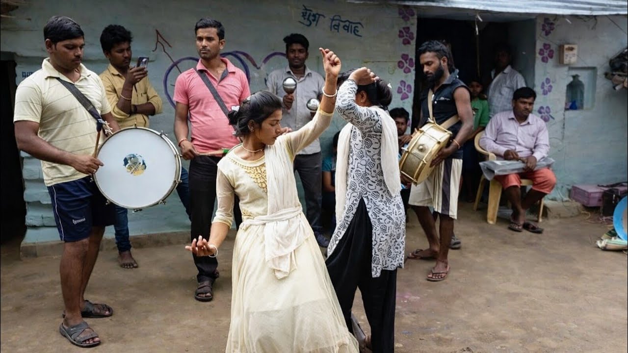 साली का खूबसूरती से भरा बघेली डांस praphull Mastigrup #bandbajabarati 