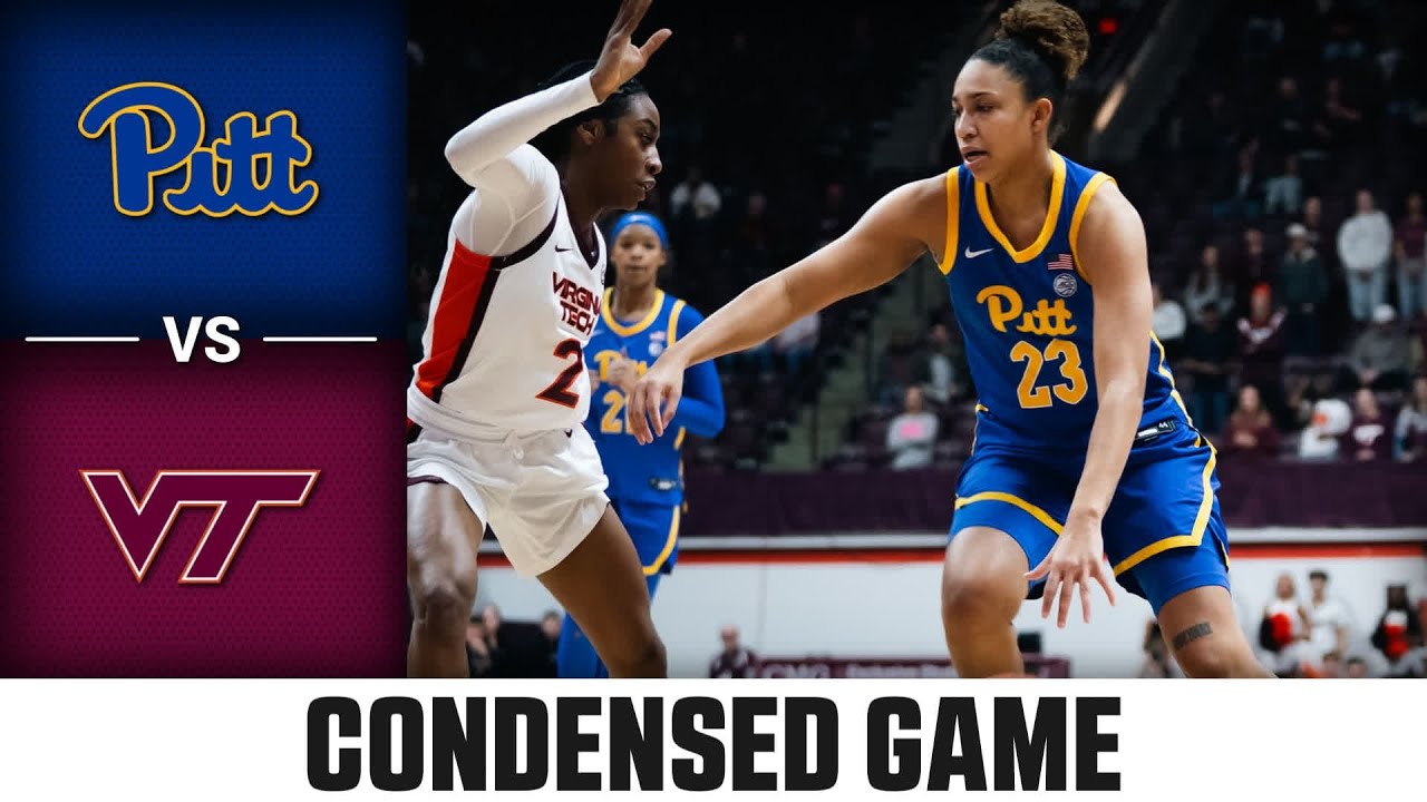 Pitt vs. Virginia Tech Condensed Game | 2025-26 ACC Women's Basketball