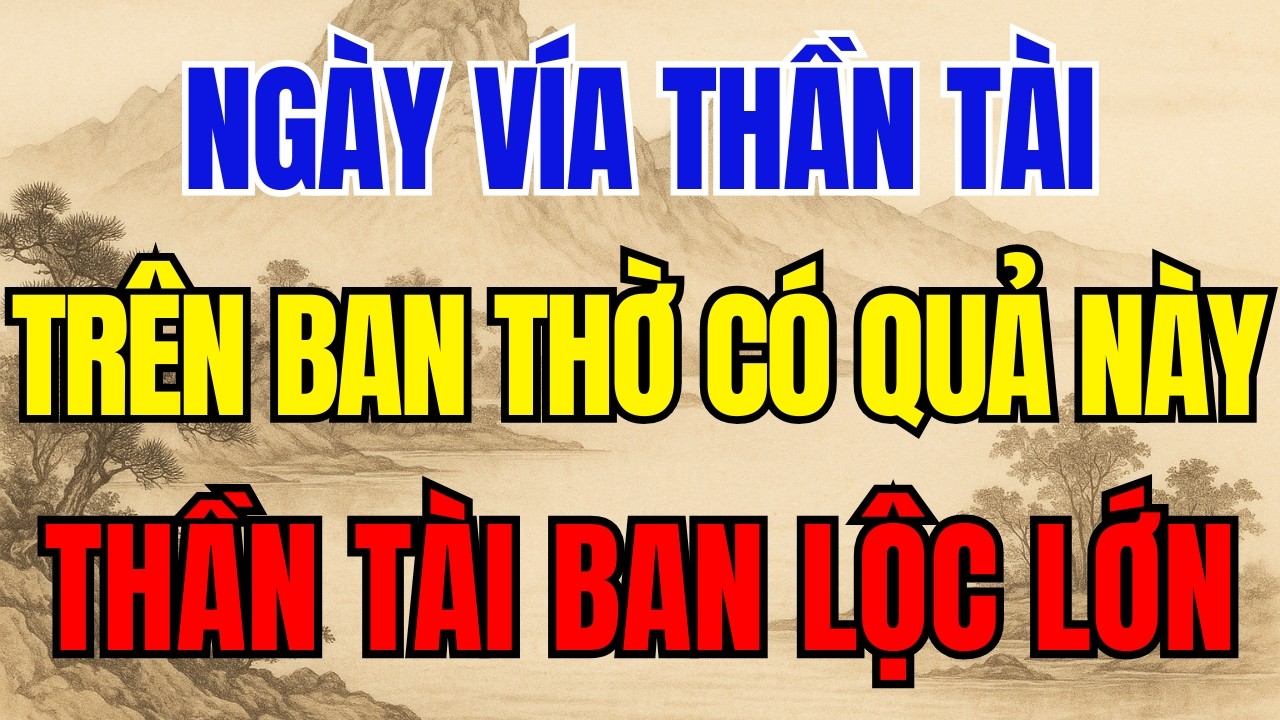 8 Loại Quả Cát Tường Cúng Vía Thần Tài - Mở Cửa Kho Lộc, Trời Bắt Phải Giàu!