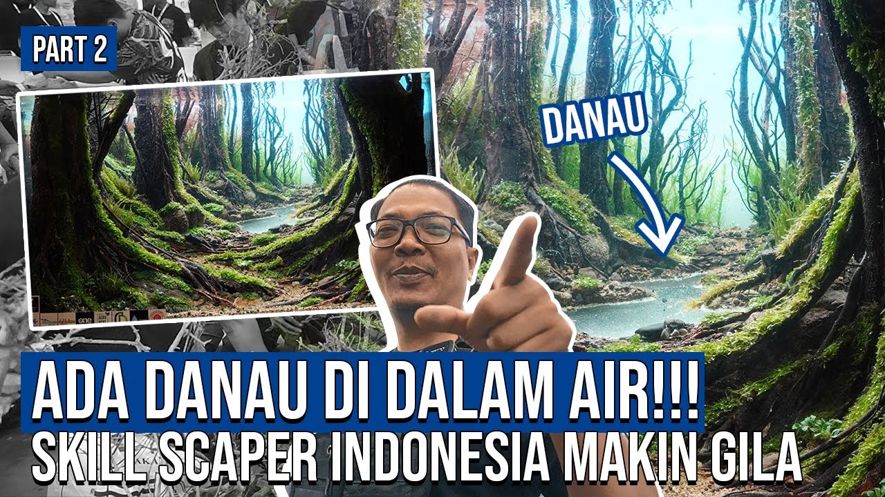 [SCAPERVLOG] SENI MEMBUAT AQUASCAPE YANG SANGAT INDAH. NUSATIC PART 2
