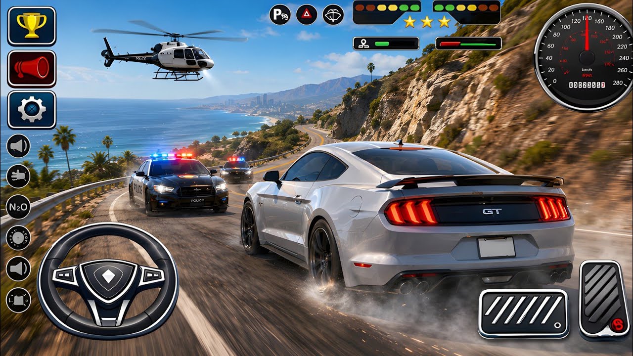 🚨 Police Chase Simulator 3D &ndash; Real City Crime Pursuit Gameplay (Android)