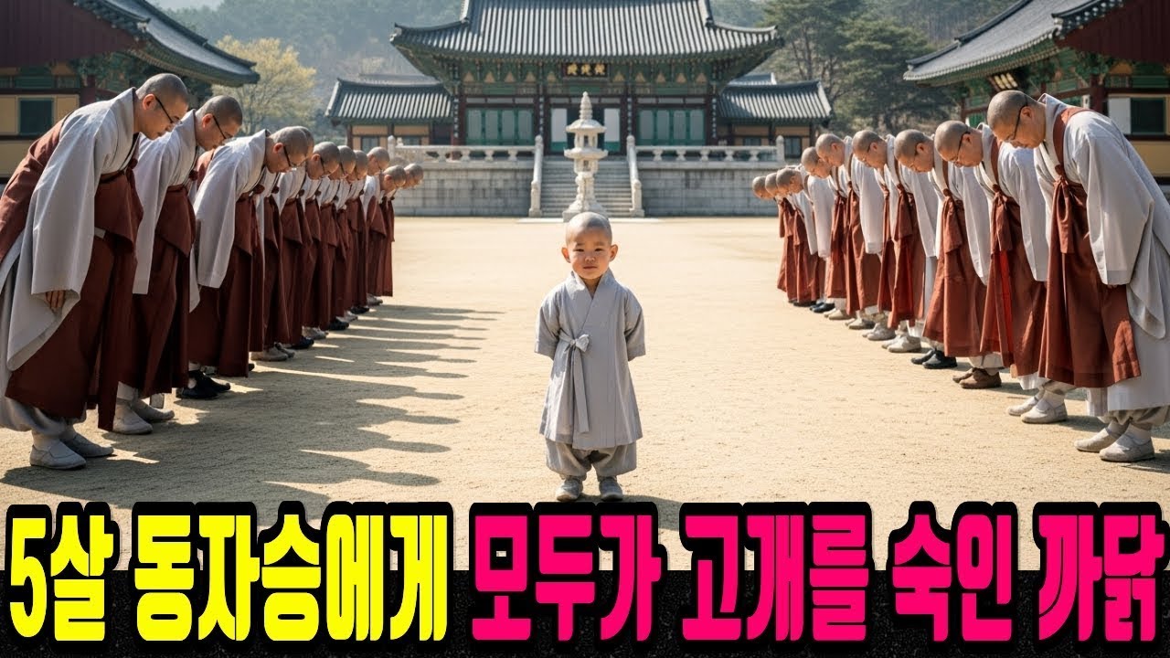 5살 동자승에게 모두가 고개를 숙인 까닭은   반전실화오디오북감동사연