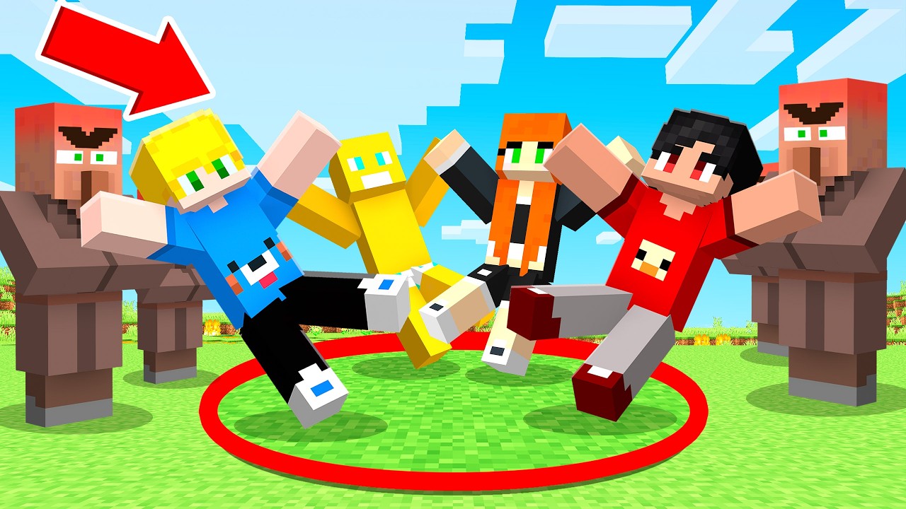 Turma de Kass e KR 24 Horas Dentro de um Círculo Vermelho!