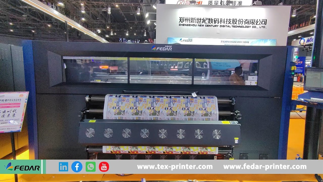 Fedar High Speed 24 head FD1924 Textile Sublimation Printer