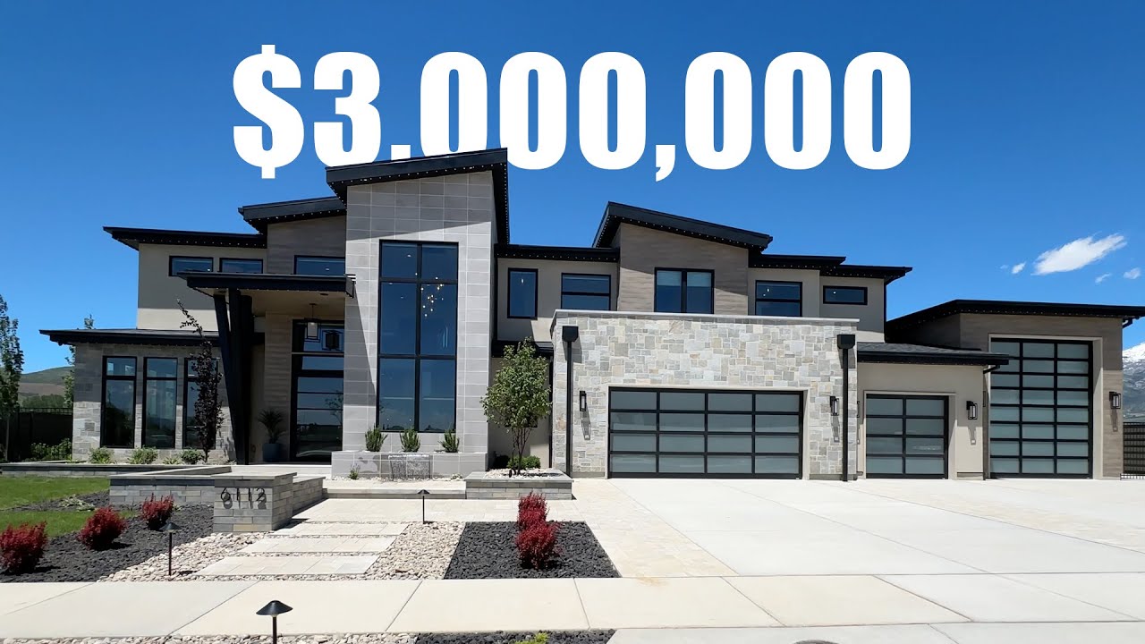 Full Tour | Hawkstone Custom Homes | Gray Wolf | $3Million | 2024 Utah Valley Parade of Homes