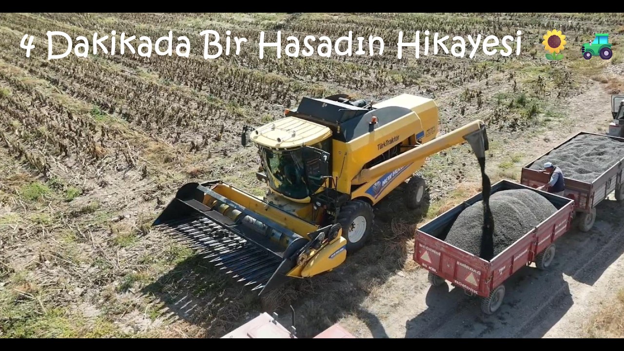 4 Dakikada Bir Hasadın Hikayesi 🌻🚜