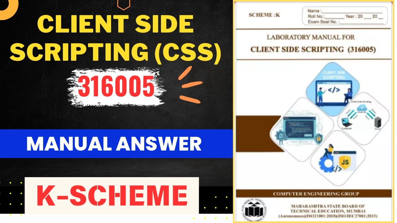 CSS Solved Manual K Scheme MSBTE || 316005 || CSS manual answer K Scheme || CSS Manual || CSS MSBTE