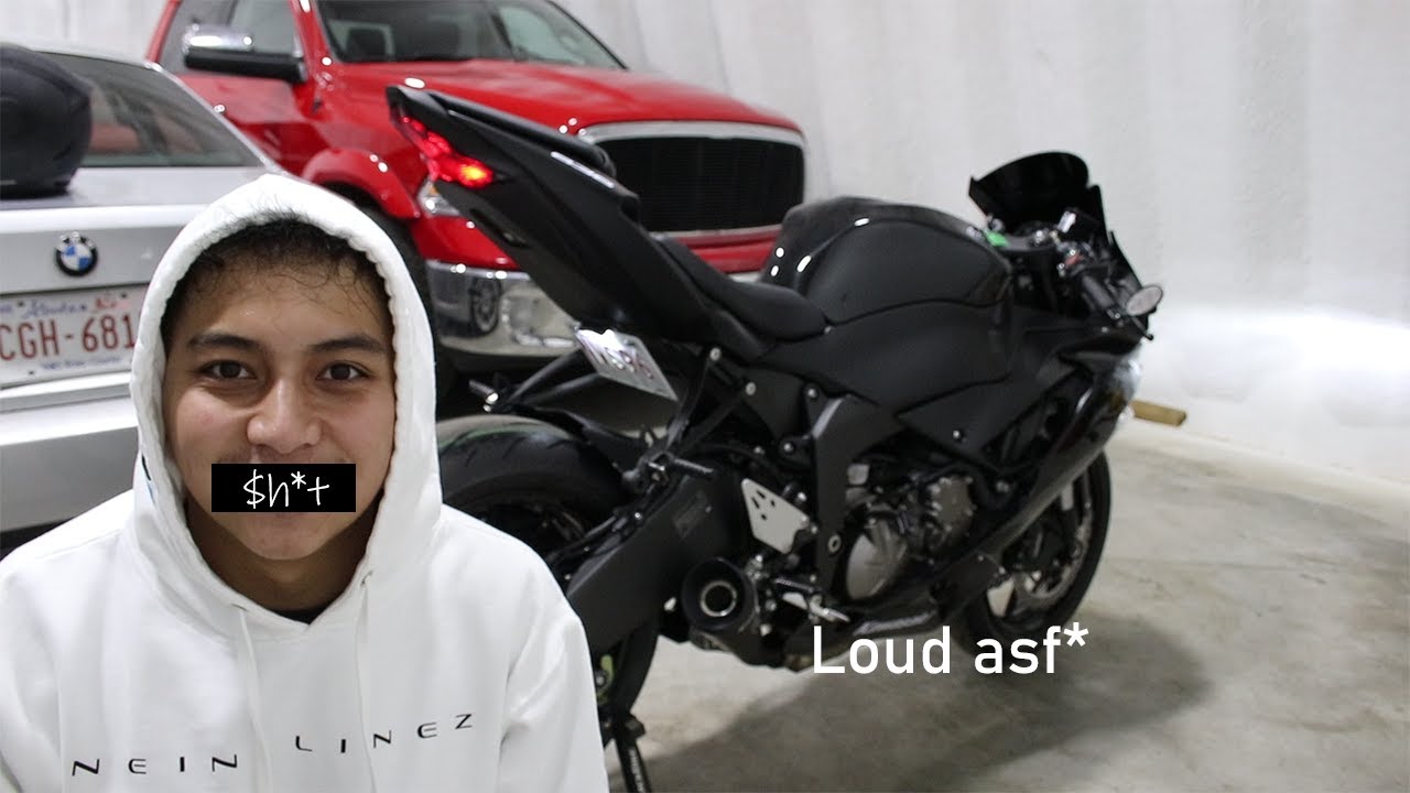 ZX6R Gets new Exhaust (13-21 M4 GP19 Slip On) | PUIG Windscreen
