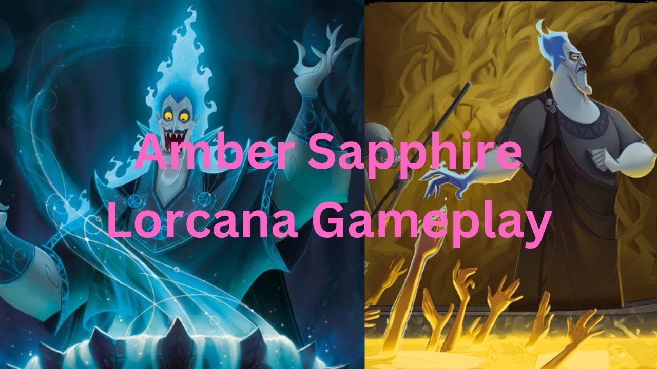 #Lorcana Amber Sapphire Pixelborn gameplay! Rapunzel Ariel Hades Maleficent Aurora