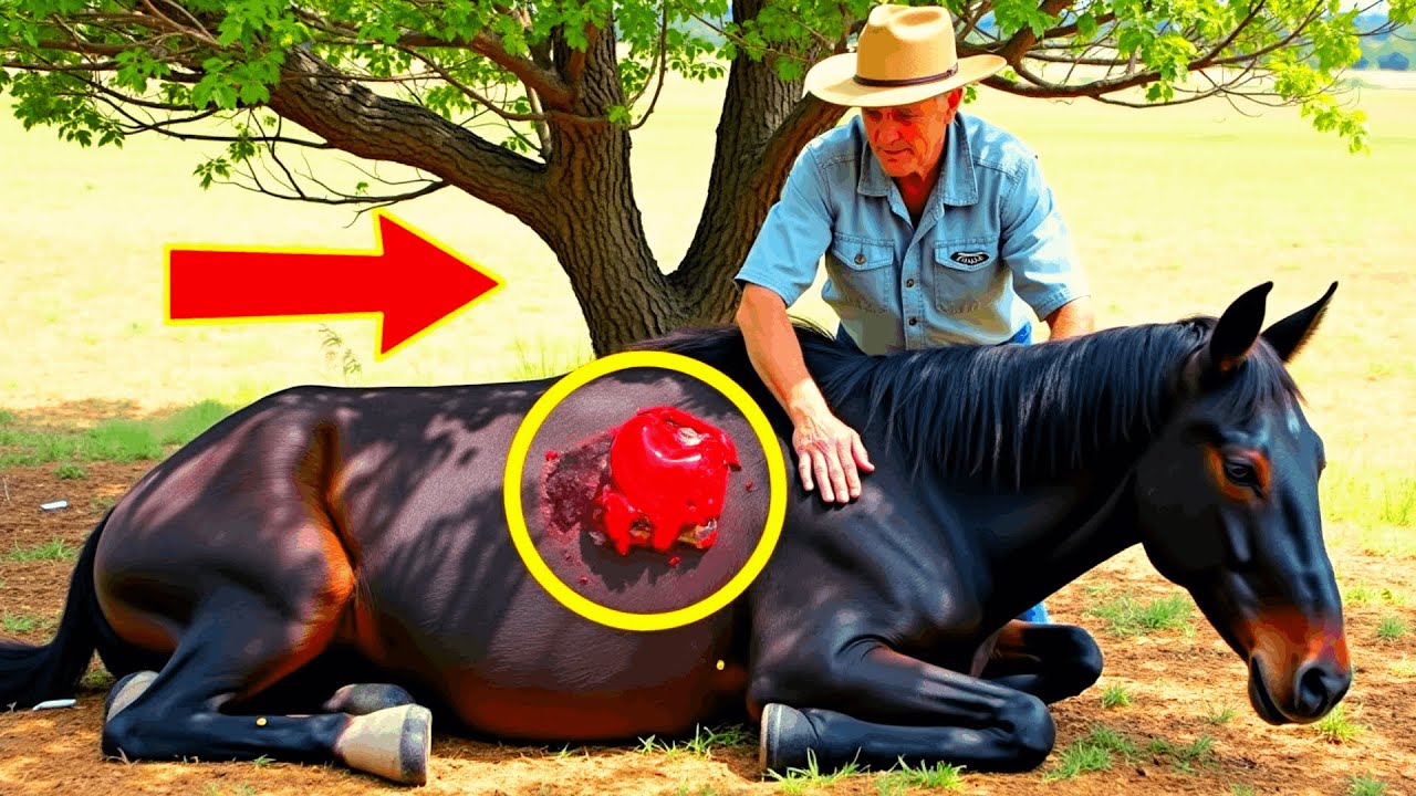 Он НАШЁЛ умирающую ЛОШАДЬ… То, что было ДАЛЬШЕ, ВЗОРВАЛО интернет!